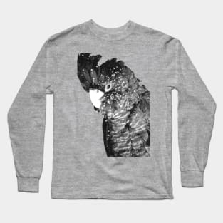 Black and White Cockatoo Long Sleeve T-Shirt